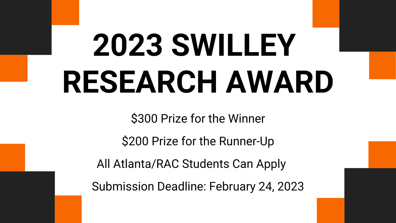 Swilley Research Award Announcement (2023)