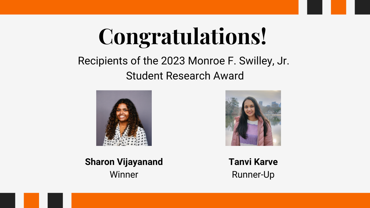 2023 Swilley Research Award Winners