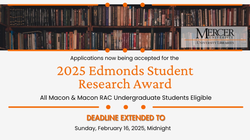 2025 Edmonds Student Research Award Deadline Extension